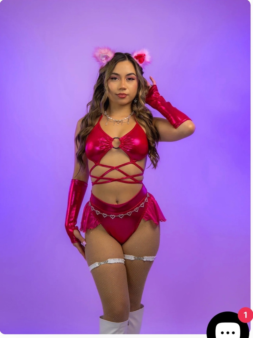 Get Ravy red festival set. Cherry blossom set